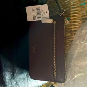 Kate Spade wristlet. Dark purple!  New
